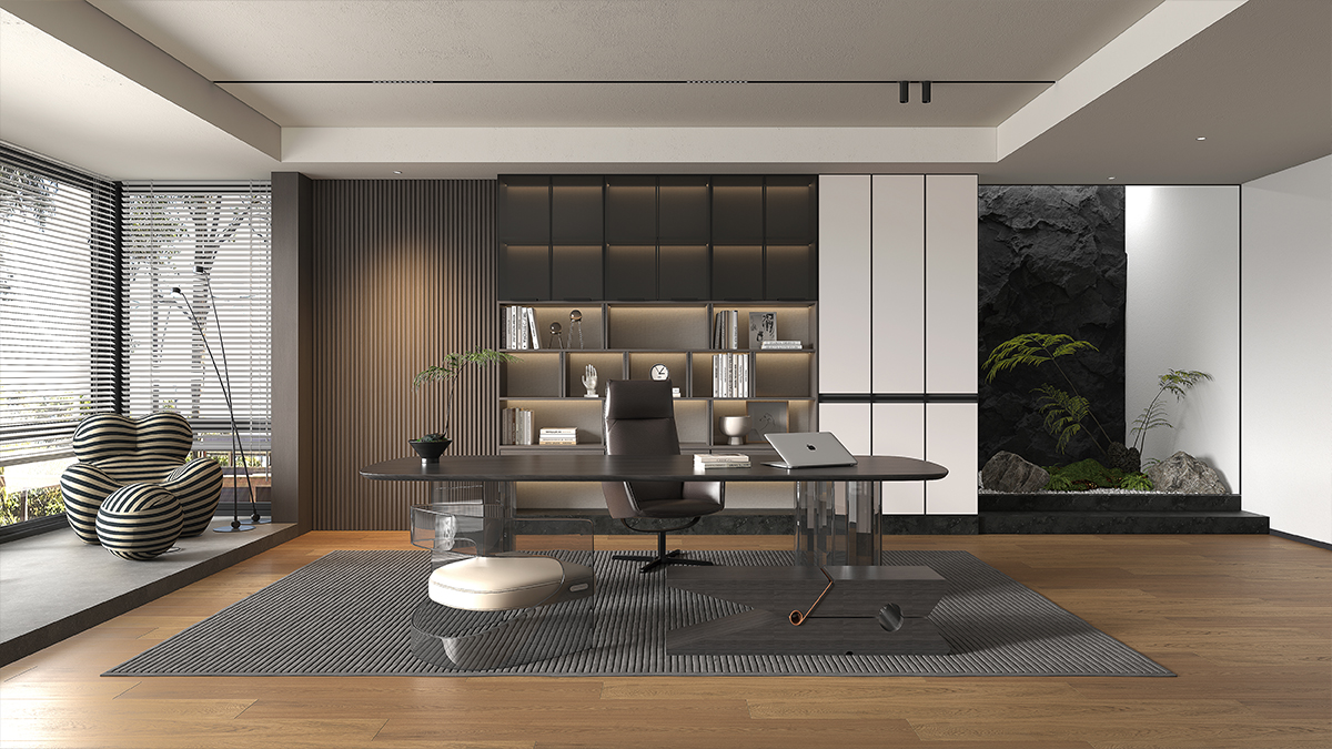 Mountain Mist Study Room